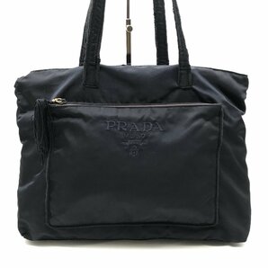 1円 PRADA プラダ ハンド トート バッグ テスート ナイロン ネイビー k1707の画像1