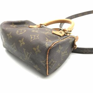 1円 良品 LOUISVUITTON ルイヴィトン モノグラム ミニ スピーディー 2WAY ハンド ショルダー バッグ a2826の画像4