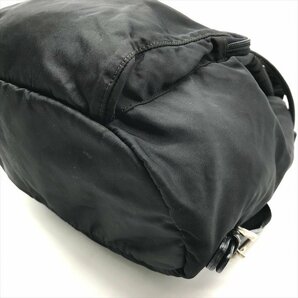 1円 良品 PRADA プラダ 三角ロゴ リュック テスート ナイロン ブラック バックパック k1730の画像5