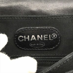 1円 美品 CHANEL シャネル ココマーク ラムスキン フラップ ミニ リュック サック ショルダー バッグ ブラック a3336 の画像9