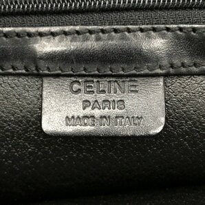 1円 美品 CELINE セリーヌ ブラック マカダム ボリード 型 2WAY トート ショルダー バッグ ブラック a3492の画像9