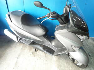 SUZUKI Burgman 200 M gray engine starting animation mandatory vehicle liability insurance joining .... half-price delivery campaign limited time present condition delivery sundry expenses 0 jpy Yokohama P-Yard