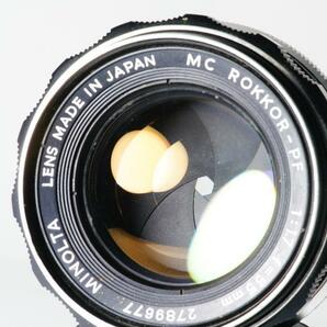 【美品】MC Rokkor-PF 55mm F1.7 ミノルタ銘玉 オールドレンズ minoltaの画像8