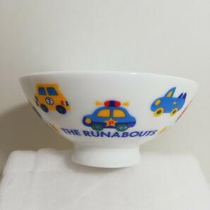 1999年 サンリオ THE RUNABOUTS ザ・ラナバウツ アーガイル 車 子供茶碗 直径11cm×4.8cm 未使用品 [和食器 茶碗 ご飯茶碗 お茶碗]の画像1