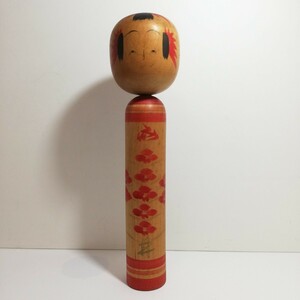 伝統こけし 山形系 小林泰造（こばやしたいぞう：1934～1994） 作 高さ30.5cm [こけし 伝統工芸品 民芸品 日本人形 置物 郷土玩具 木工芸]