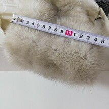 LUPIAN FUR ルピアンファー ミンクサファイア M2カラー ストール 高級毛皮 マフラー 未使用品 100cm 原産国:北欧 縫製:日本 Luxury ミンク_画像9