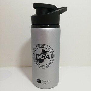 PGA 日本プロゴルフ協会 オリジナルアルミボトル シルバー 500ml 未使用品 [マイボトル マイタンブラー 非売品 ノベルティグッズ]