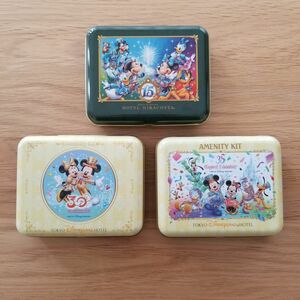 ディズニーホテル アメニティ 缶 ディズニーランドホテル ミラコスタ 限定 30周年 35周年 15周年