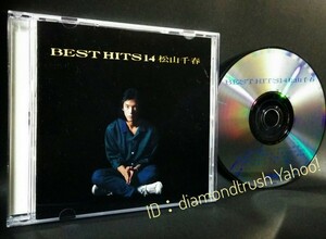 ☆良品!! ◆松山千春 BEST HITS 14◆ ベスト CDアルバム ♪大空と大地の中で/旅立ち/初恋/時のいたずら/雪化粧/青春Ⅱ/季節の中で/窓/卒業