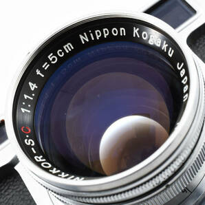 【実用品】Nikon ニコン S2 レンジファインダー フィルムカメラ Nikkor-S・C 5cm 50mm 1.4 レンズ #281の画像10