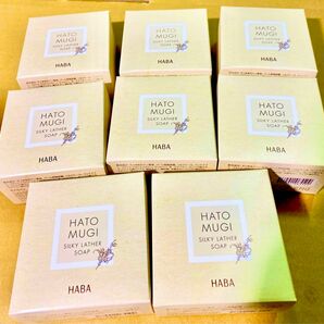 8個HABA ハーバー絹泡石けん100g x8個