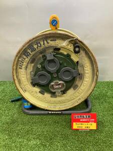 【中古品】【0921】★ハタヤ サンタイガーレインボーリール 単相100V 30m アース・ブレーカー付 BX301K　ITZ7D947X3RL