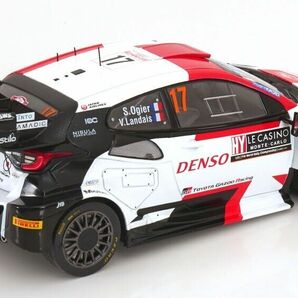 1:18 IXO トヨタ GR ヤリス WRC モンテカルロラリー 2023 優勝 オジェ #17 Toyota GR Yaris Rally1 Ogierの画像2