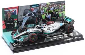 1:43 Minichamps メルセデス AMG F1 W13 ブラジルGP 1st Win G.ラッセル #63 Russell 初優勝 Mercedes 限定BOX（GWセール）