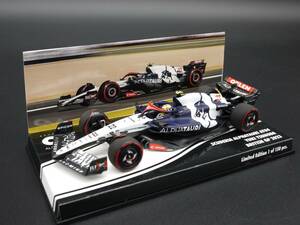 1:43 Minichamps アルファタウリ F1 AT04 イギリスGP 2023 角田裕毅 #22 Tsunoda Alphatauri 限定BOX