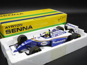 1:18 Minichamps ウィリアムズ FW16 ラストレース A.セナ #2 ロスマンズ仕様 サンマリノGP イモラ Senna