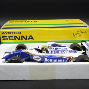 1:18 Minichamps ウィリアムズ FW16 ラストレース A.セナ #2 ロスマンズ仕様 サンマリノGP イモラ Sennaの画像2