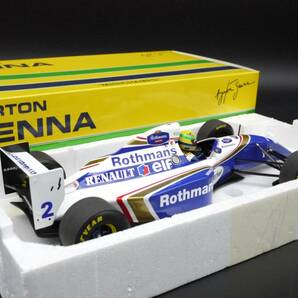 1:18 Minichamps ウィリアムズ FW16 ラストレース A.セナ #2 ロスマンズ仕様 サンマリノGP イモラ Sennaの画像6