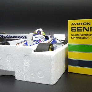 1:18 Minichamps ウィリアムズ FW16 ラストレース A.セナ #2 ロスマンズ仕様 サンマリノGP イモラ Sennaの画像4