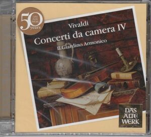 [CD/Das Alte Werk]ヴィヴァルディ:協奏曲ヘ長調Kv99&協奏曲イ短調RV108他/G.アントニーニ&イル・ジャルディーノ・アルモニコ 1990-1992