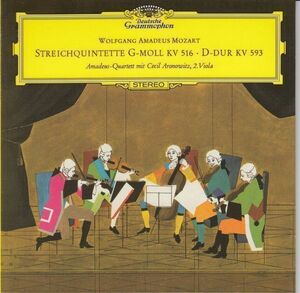 [CD/Dg]モーツァルト:弦楽五重奏曲第4&5番/C.アロノヴィッツ(va)&アマデウス四重奏団 1951-1957