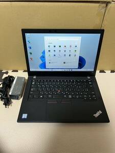 Lenovo ThinkPad T480 Core i5 8350U 1.7GHz/8GB/ 256GB(SSD)/14W/FHD(1920x1080)/Win11Pro タッチパネル