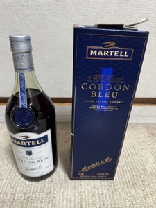 [8] Martell koru Don blue cognac brandy MARTELL CORDON BLEU COGNAC BRANDY 750ml 40% not yet . plug 