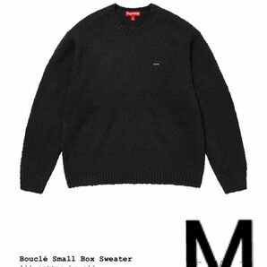 【値引不可・新品未使用】Supreme Boucl Small Box Sweater "Black" シュプリーム　ブークレ