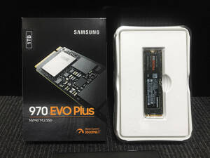 1円スタート ★ SAMSUNG・EVO 970 Plus SSD・1TB・M.2 NVMe PCIe ★ ほぼ新品