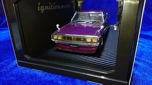 1/18 Ignition model イグニッションモデル IG0969 NISSAN SKYLINE 2000 GT-X GC110 Purple 日産 スカイライン ヨンメリ ケンメリ