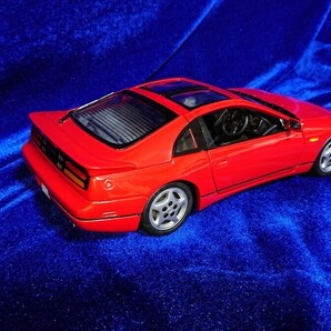 1/18 NISSAN FAIRLADY Z Z32 300ZX RHD 国内仕様 初版黒箱 Kyosho 京商 日産 フェアレディZ 右ハンドル RED ① の画像3