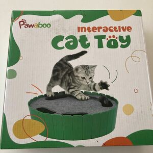 猫おもちゃ - Pawaboo 電動式 ネズミを捕らえる 隠す 追う 猫おもちゃ ネコ遊び 運動 ベット用 GREEN