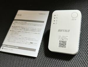 □1円～売り切り□バッファロー WiFi 無線LAN 中継機 Wi-Fi5 433+300Mbps コンセント直挿しモデル WEX-733DHP2/N 白