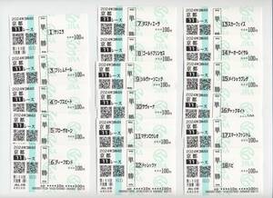 2024年 天皇賞(春) テーオーロイヤル　現地購入全馬単勝馬券