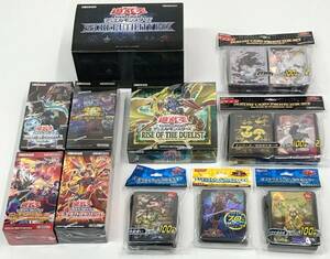 0789162Q★ 【未開封・未使用】遊戯王　BOX/スリーブ/SECRET UTILITYBOX　計11点セット