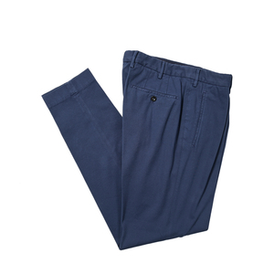 新着 新品 インコテックス INCOTEX HIGH COMFORT TAPERED FIT スラックス チノパン ワンタック パンツ ストレッチ メンズ ネイビー 398303