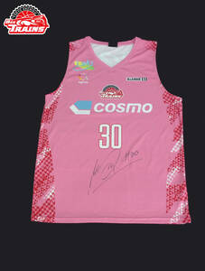[#30... large player ] with autograph [ Sard uniform ( pink )] - Tokyo Hachioji beet rain Zoo 