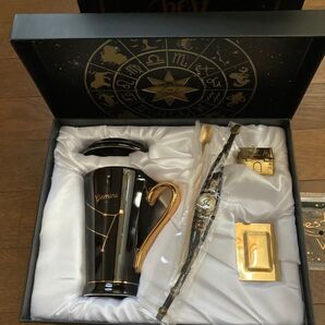 bankoo陶器おしゃれ星座ふたご座ティーカップセット