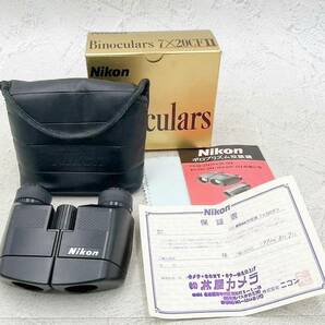 ◇双眼鏡◆Nikon ニコン ポロプリズム 双眼鏡 Binoculars 7×20 CFⅡ 7.1° 付属品あり ケース付きの画像1