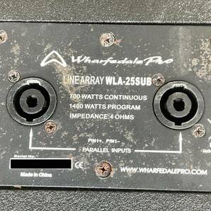 ◇オーディオ機器◆ワーフェデール プロ Wharfedale Pro WLA-25SUB サブウーファー ※直接引き取り歓迎の画像7