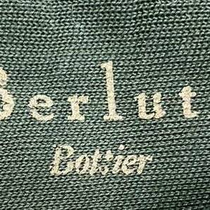 ◇靴下◆Berluti ベルルッティ メンズ ソックス グリーン コットン100％ 9.5 Lサイズ 未使用の画像7