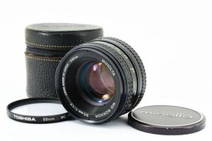 【実用品】Minolta ミノルタ MD ROKKOR 50mm F1.7 MFレンズ #582-3