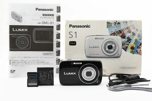 【光学極上品】Panasonic パナソニック LUMIX DMC-S1 コンパクトデジタルカメラ 黒 ブラック #586