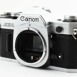 【ジャンク】Canon キャノン AE-1 シルバー ボディ フィルム一眼カメラ #611-1の画像1