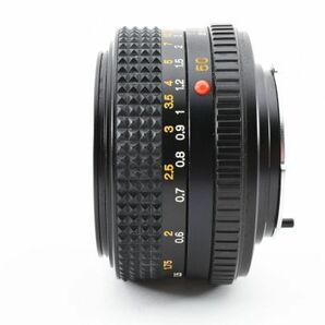 【実用品】Minolta ミノルタ MD 50mm F1.7 レンズフード付き MFレンズ #633-2の画像6