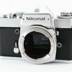 【実用外観美品】Nikon ニコン NIKOMAT EL シルバー ボディ フィルム一眼カメラ #640-4の画像2