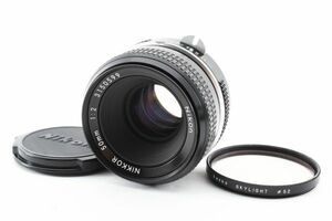 【実用品】Nikon ニコン 非Ai Nikkor 1:2 50mm MFレンズ #640-3
