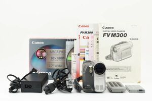 【光学極上品】Canon キャノン FV M300 箱有 ビデオカメラ #689-2