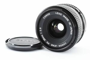 【実用光学美品】Canon キャノン new FD 2.8 28mm MFレンズ #724-1