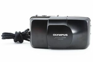 【実用品】Olympus オリンパス μ[myu:] panorama 黒 ブラック コンパクトフィルムカメラ #734-2